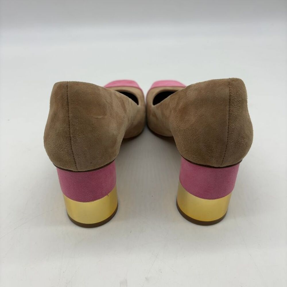 Charlotte Stone Pumps with High Block Heel - Picture 4 of 5